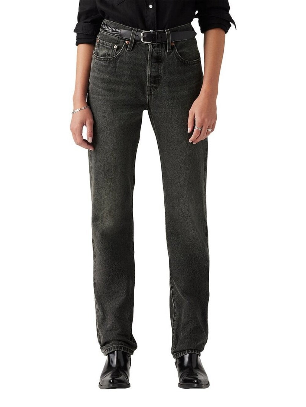 LEVI'S 501 Original Women's Straight Leg Jeans In Take A Hint 26W X 30L